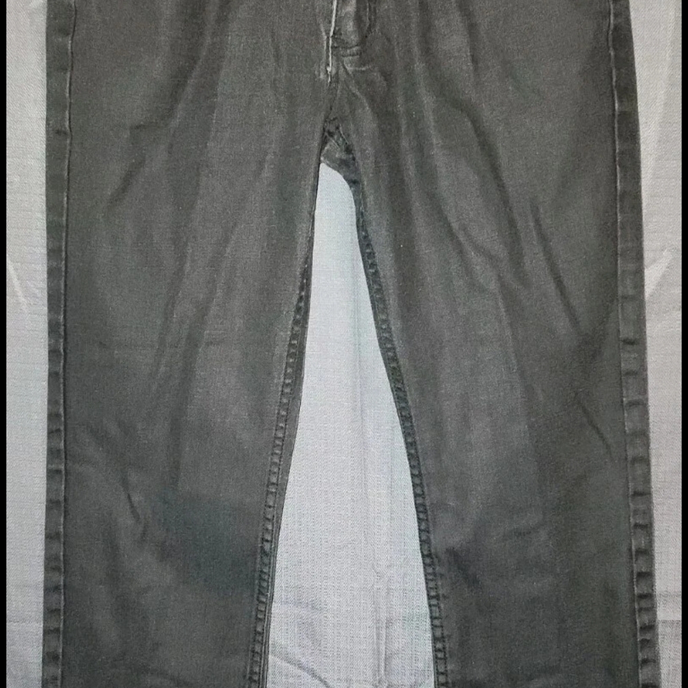 Enyce Black Straight Leg Jeans Solid Denim